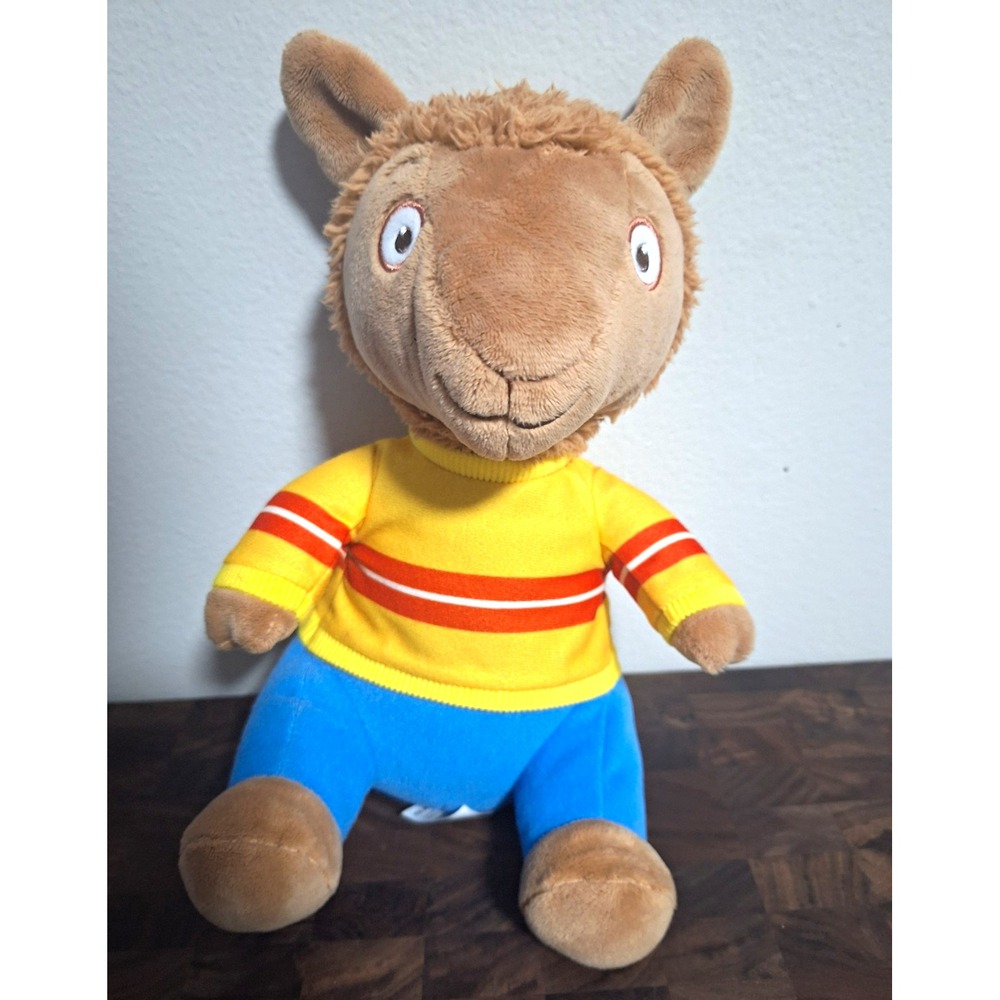 Kohl's Cares Llama Llama Plush Stuffed Animal Yellow Sweater Blue Pants 9"